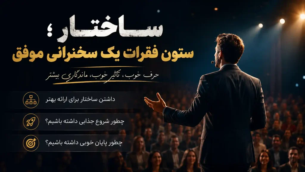 ستون فقرات یک سخنرانی موفق